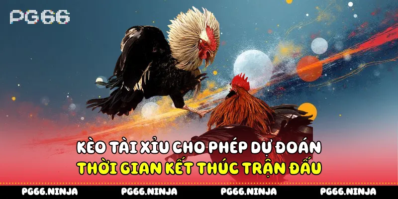 Kèo tài xỉu cho phép dự đoán thời gian kết thúc trận đấu