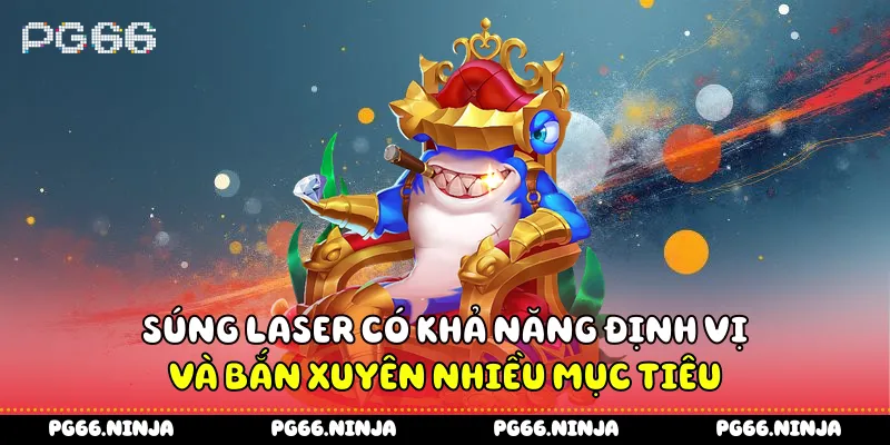 Súng laser có khả năng định vị và bắn xuyên nhiều mục tiêu